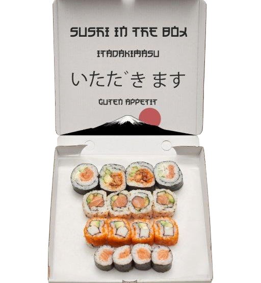 Mittagsmenü A mit Rohfisch   von 12 bis 14.30 Uhr bestellbar