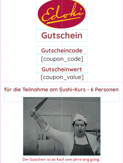 Sushi-Kurs-Gutschein für 6 Personen